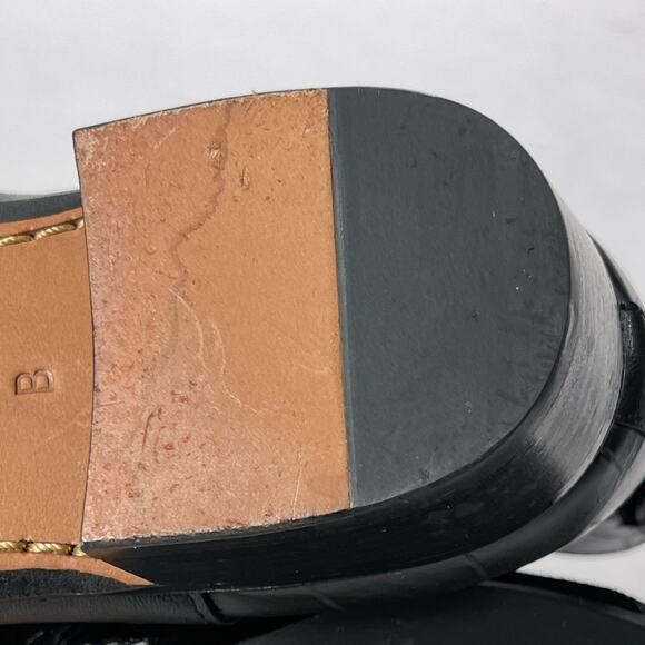 Coach Ankle Boots Womens Size 8B 8 B Black Suffolk Patchwork Leather Booties - Picture 8 of 12